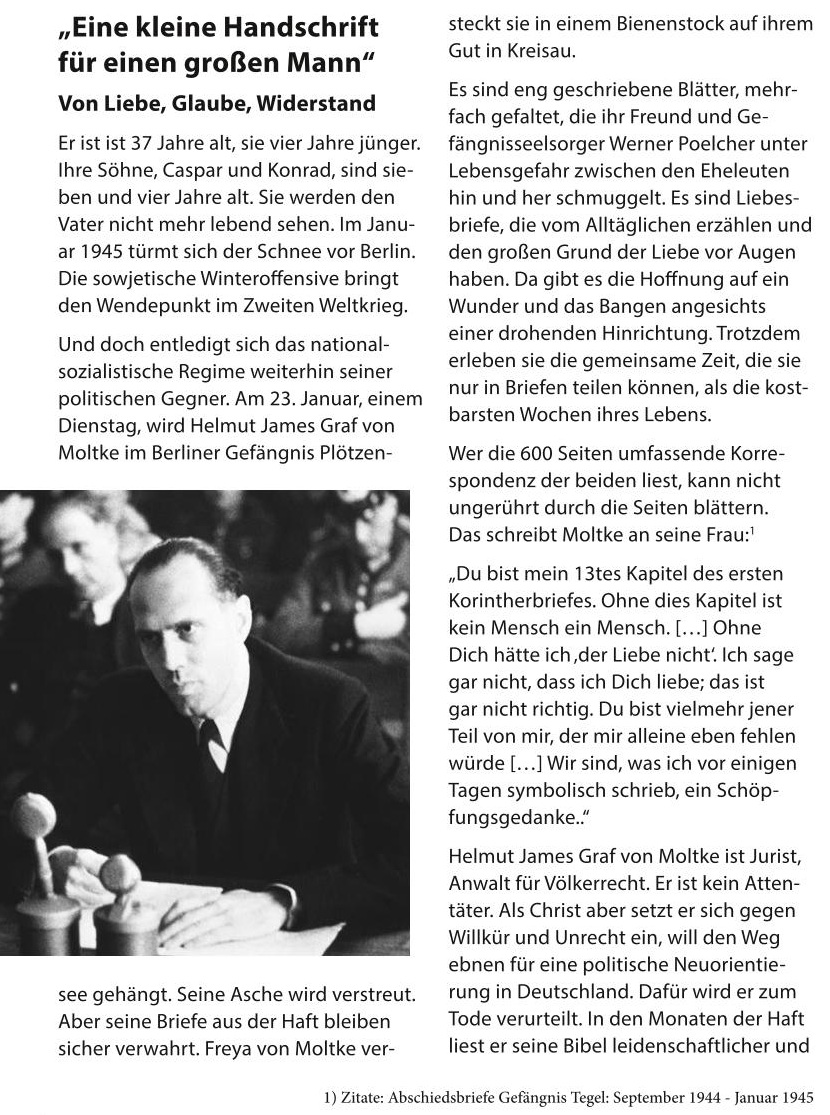 Andacht vom Gemeindebrief August/September 2025